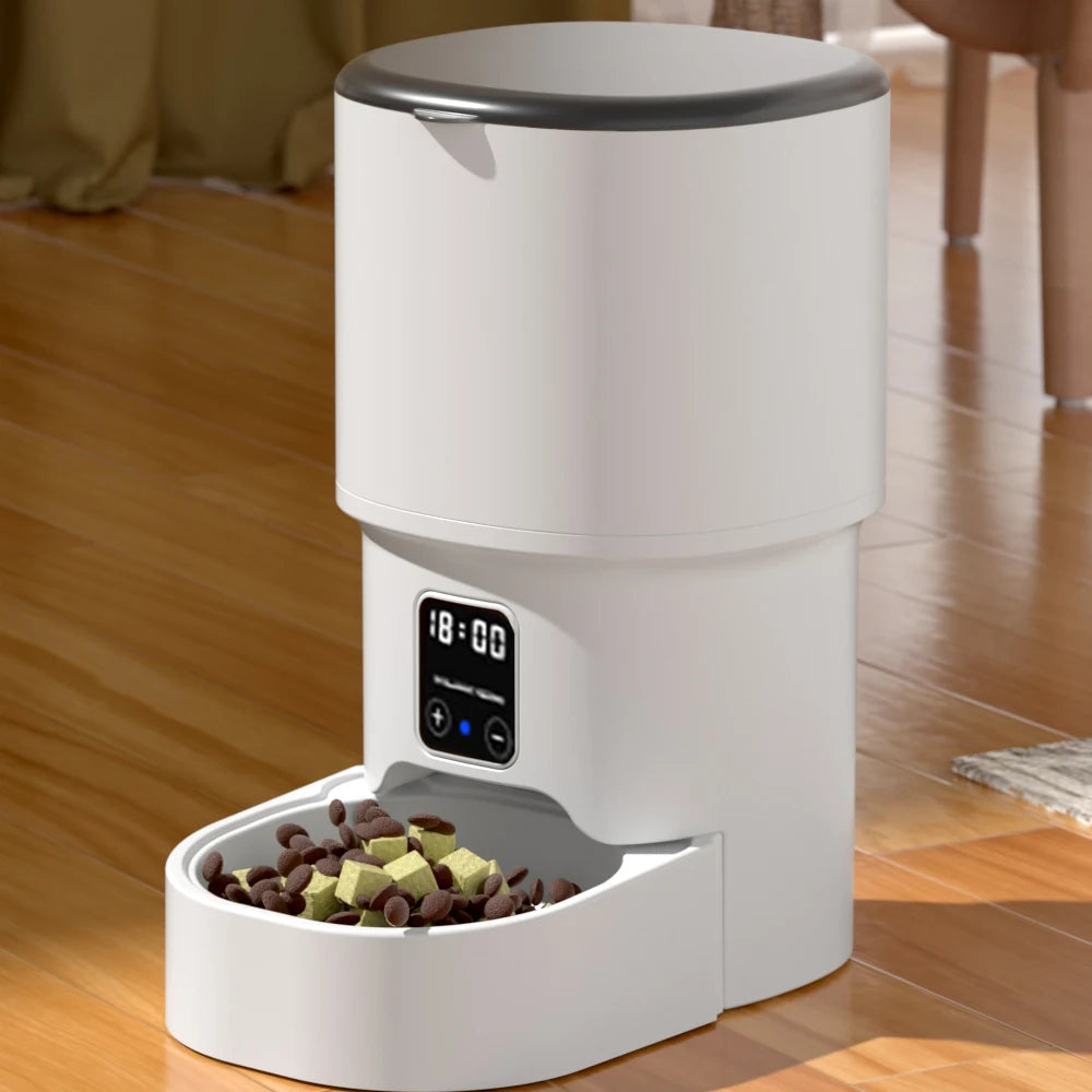 4L WIFI Button Automatic Cat Feeder