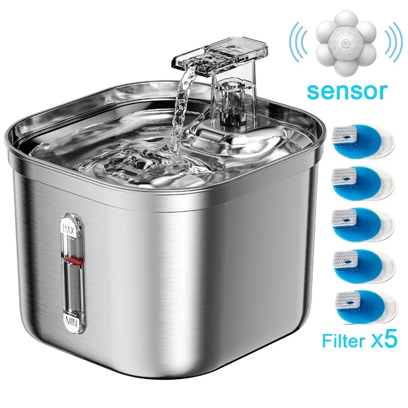 Stainless Steel Cat Water Fountain