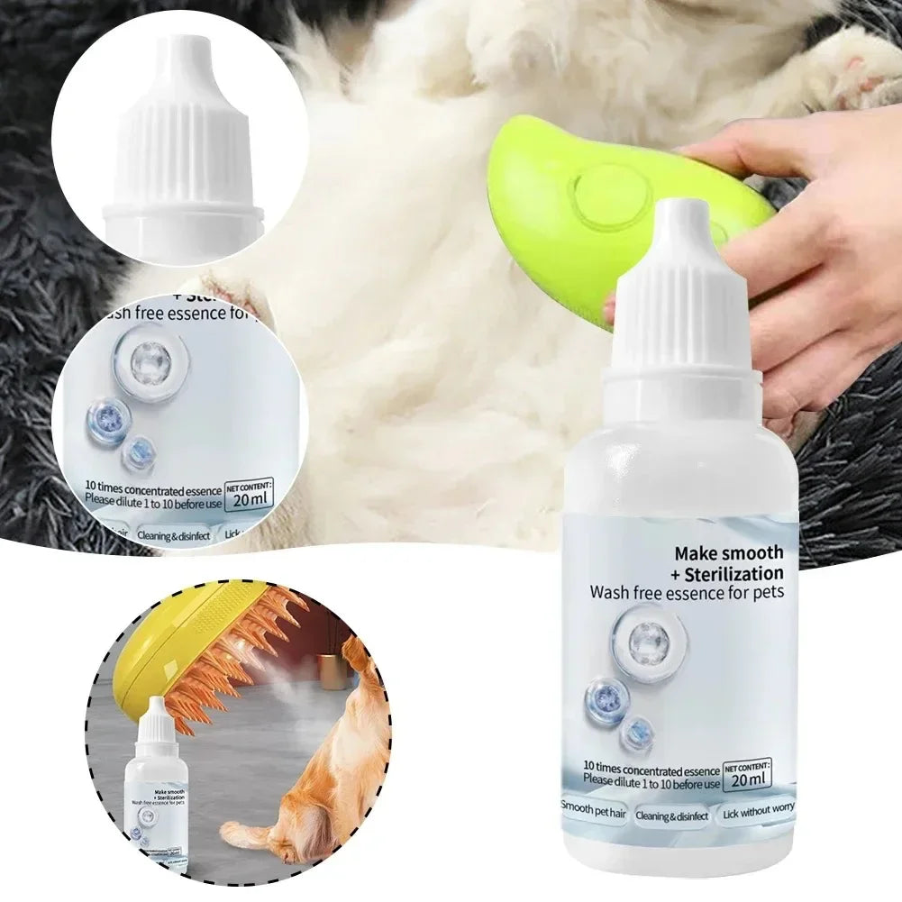 Pet Grooming Spray & Massage Comb