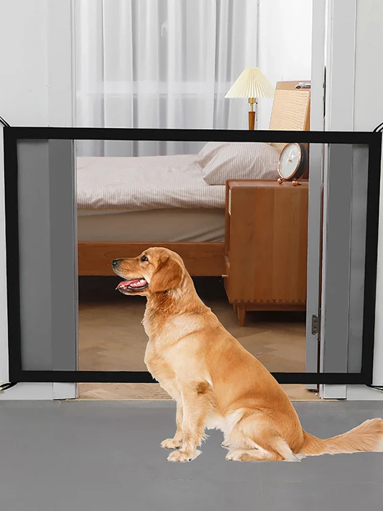 Folding Mesh Dog Safety Barrier