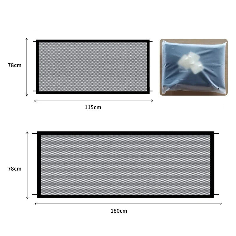 Folding Mesh Dog Safety Barrier