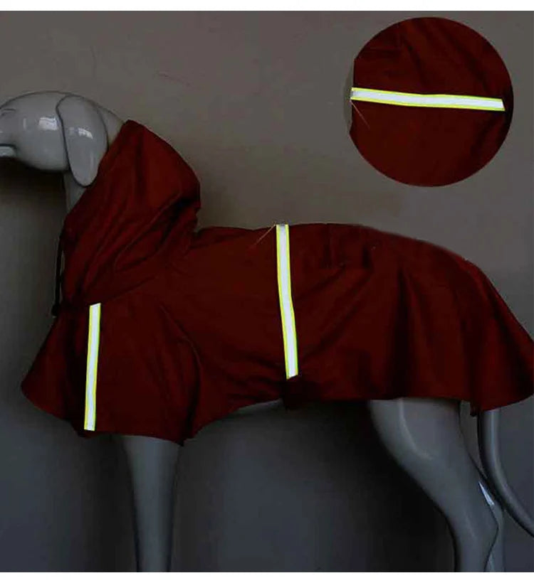 Corgi Cloak Style Dog Raincoat