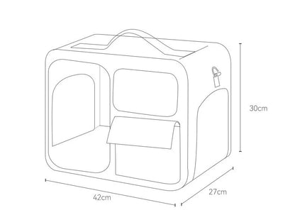 Portable Pet Trolley Carrier