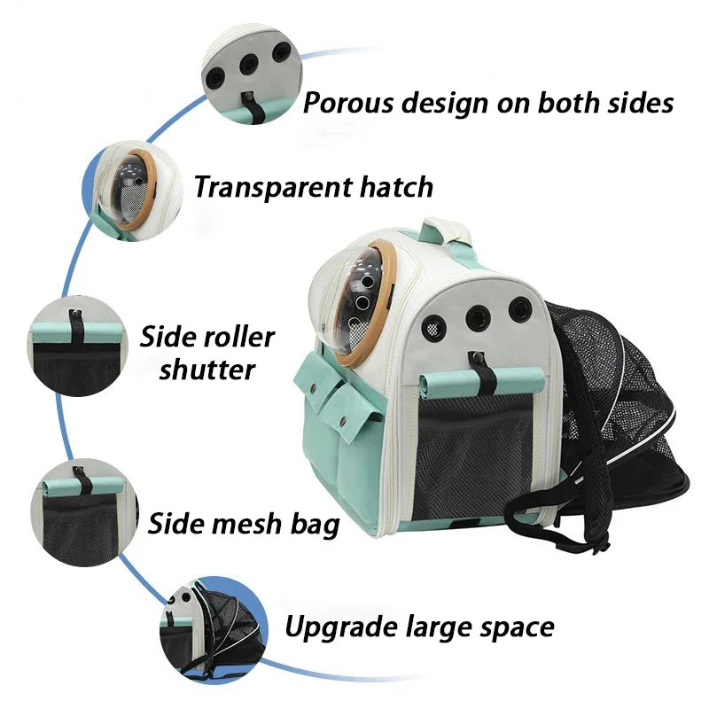Expandable Cat Carrier Backpack