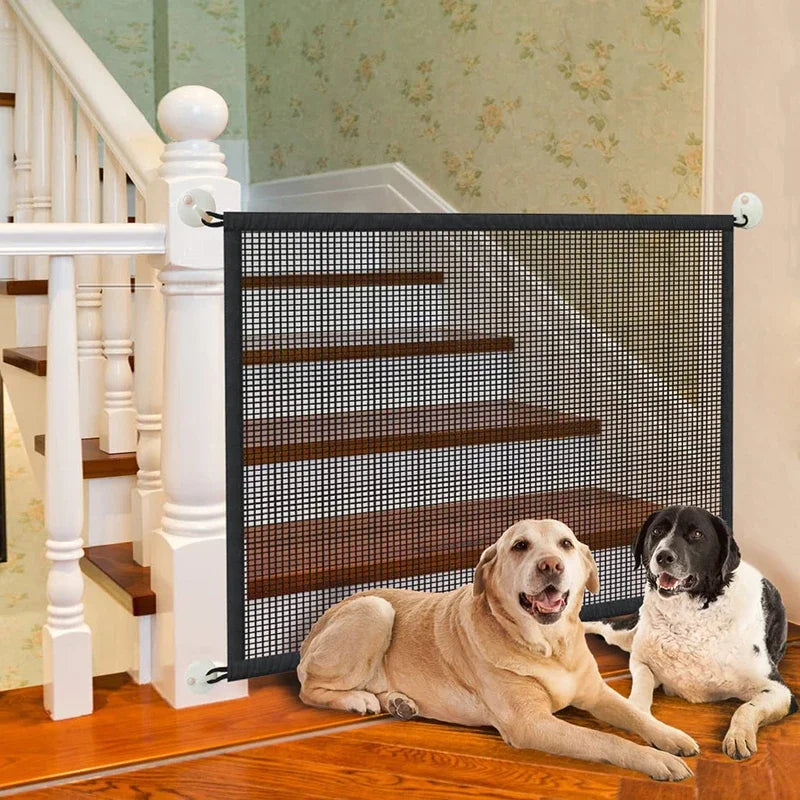 Folding Mesh Dog Safety Barrier