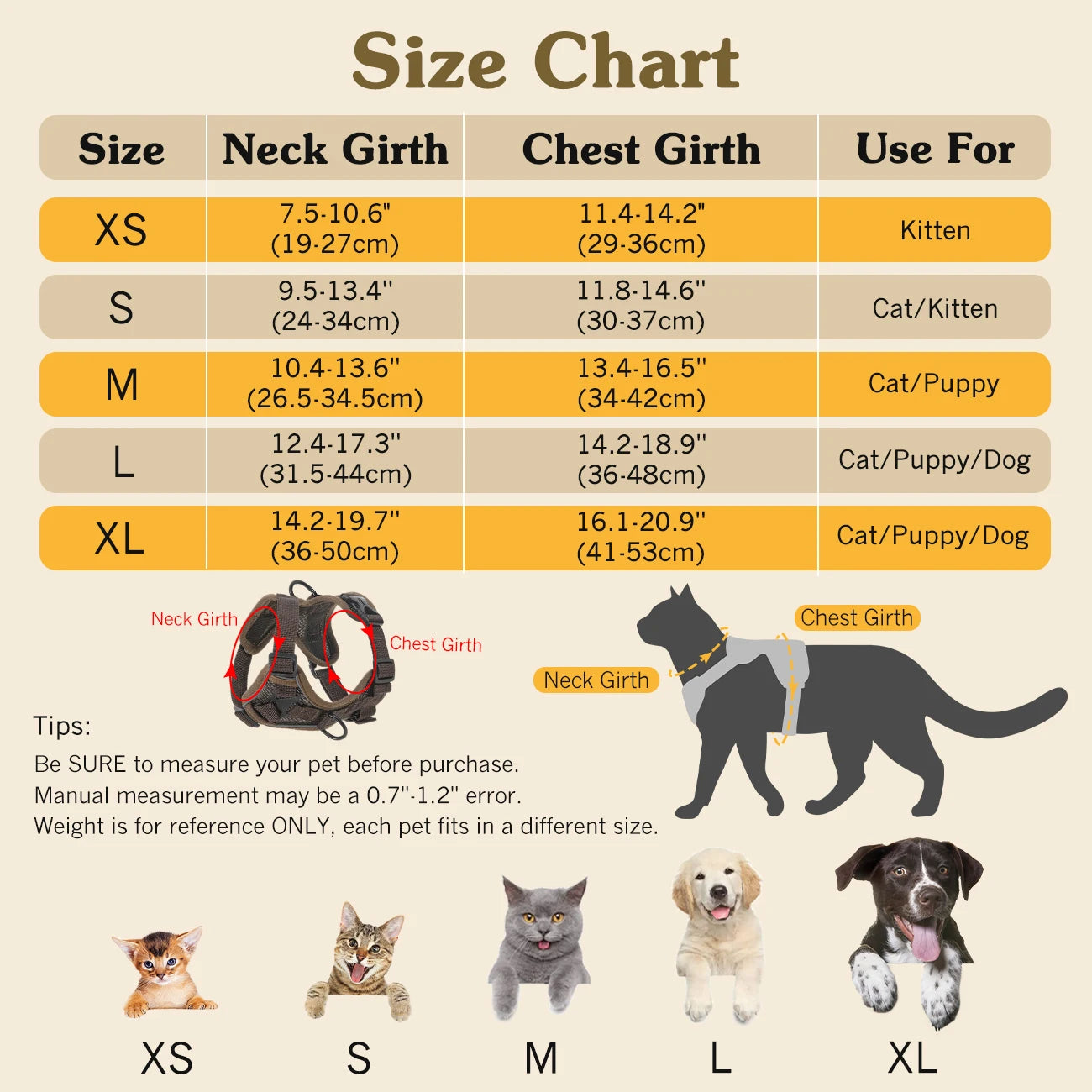 Cat Harness and Leash Set