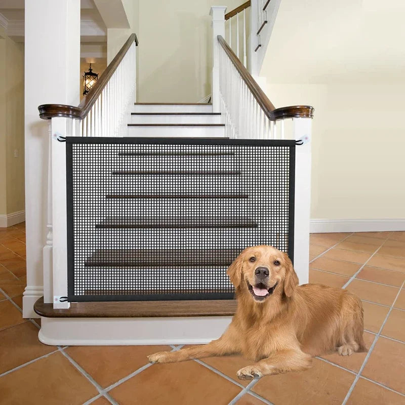 Folding Mesh Dog Safety Barrier