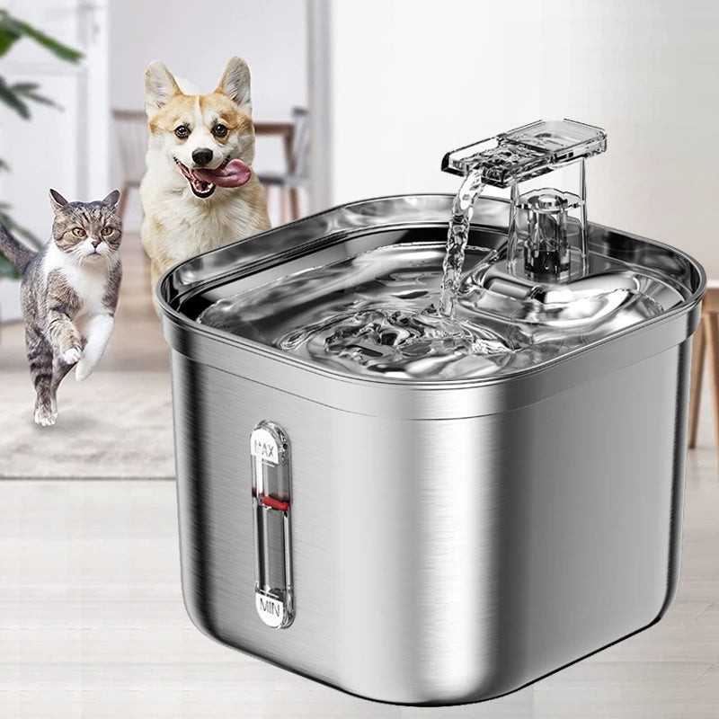 Stainless Steel Cat Water Fountain