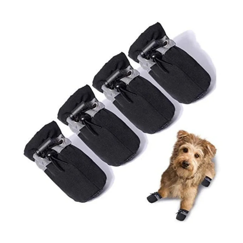 4Pcs Reflective Dog Shoes