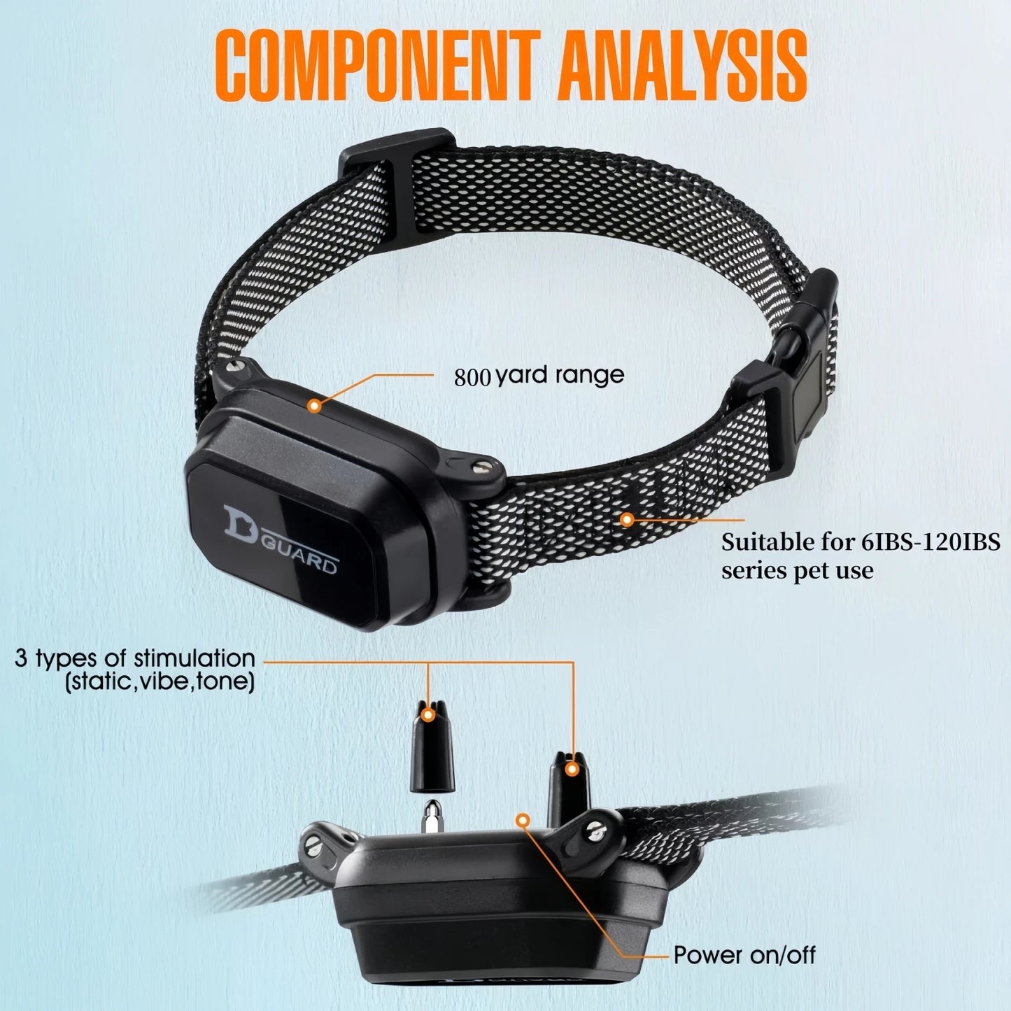 800m Digital Dog Training Collar