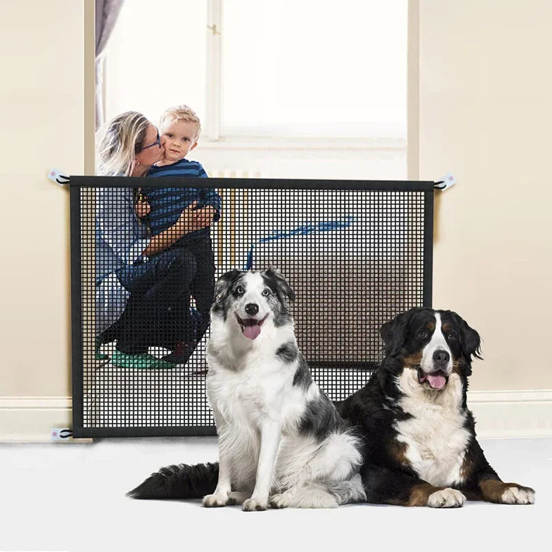 Folding Mesh Dog Safety Barrier