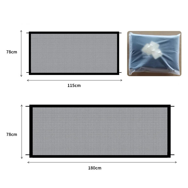 Folding Mesh Dog Safety Barrier