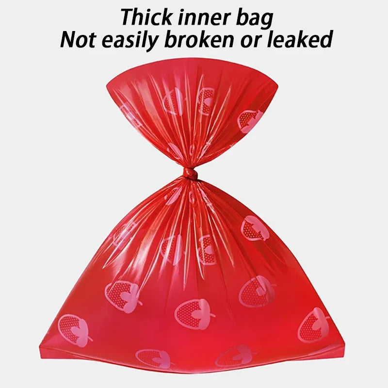 Pet-Friendly Strawberry Waste Bags