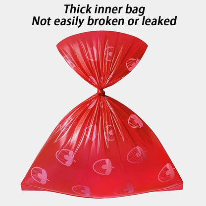 Pet-Friendly Strawberry Waste Bags