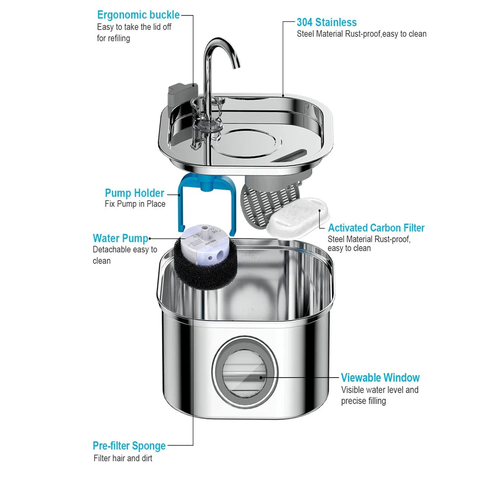 WhisperFlow Pet Fountain