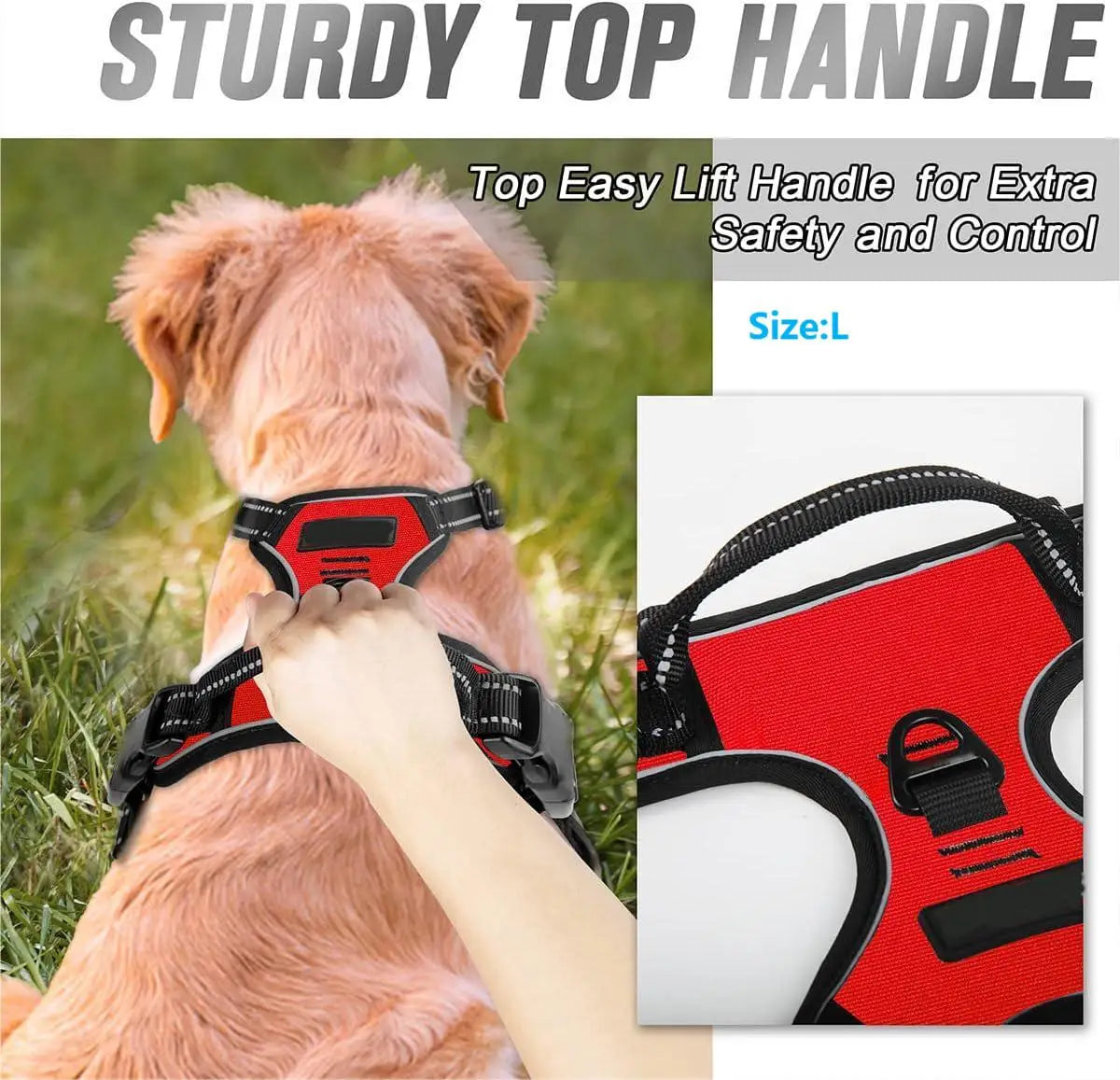 No Pull Reflective Dog Harness