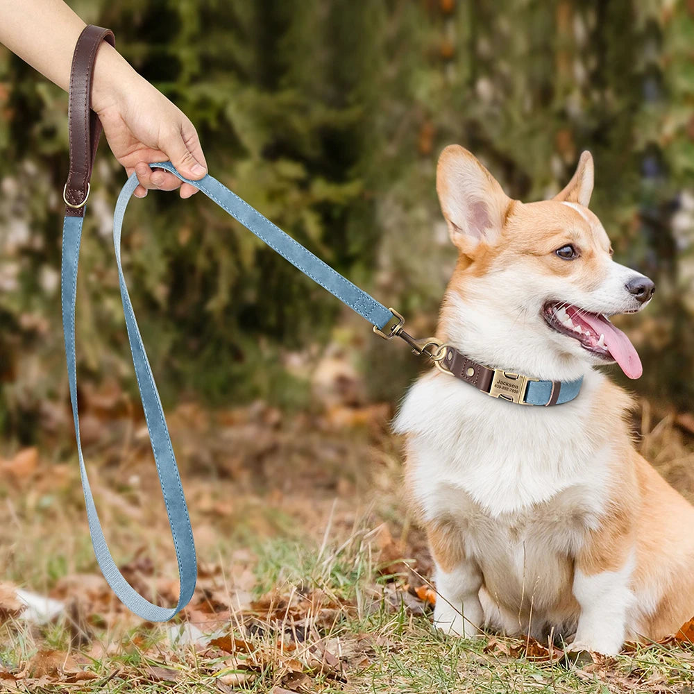 Personalized Dog Collar Leash