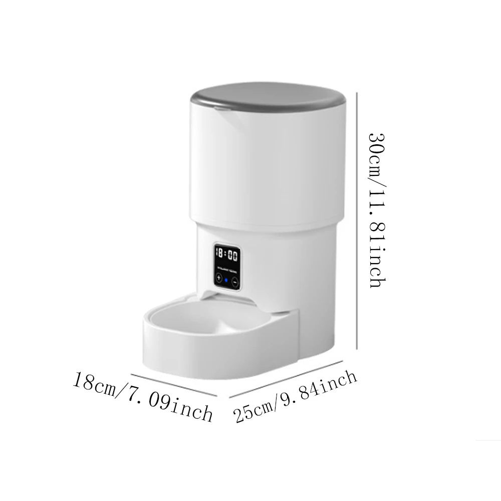 4L WIFI Button Automatic Cat Feeder