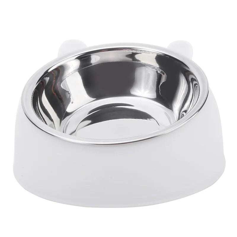 Inclined Stainless Steel Pet Bowl