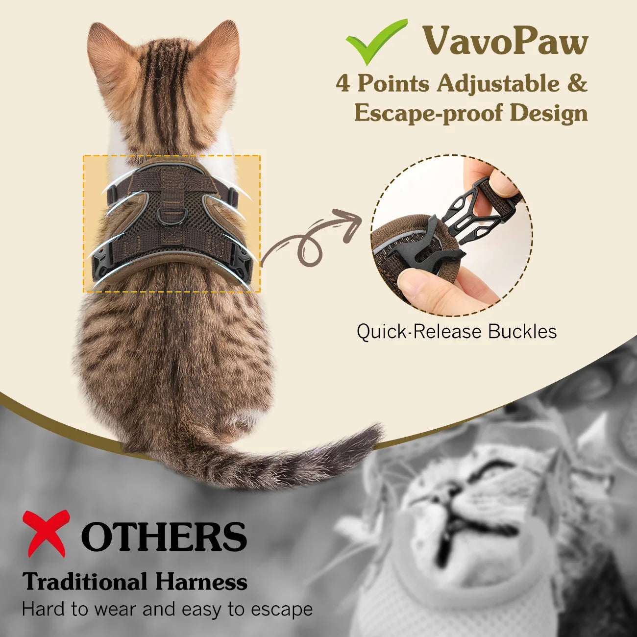Cat Harness and Leash Set