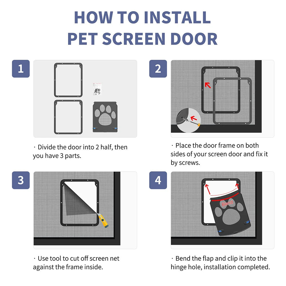 Magnetic Pet Door Lock