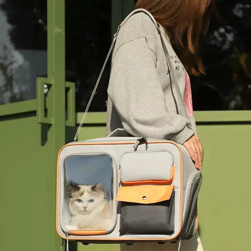 Portable Pet Trolley Carrier