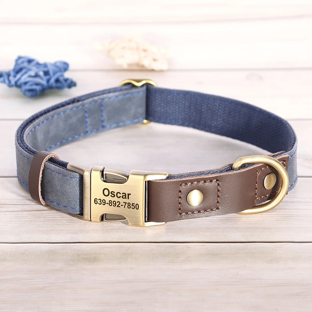 Personalized Dog Collar Leash