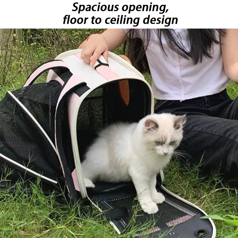 Expandable Cat Carrier Backpack