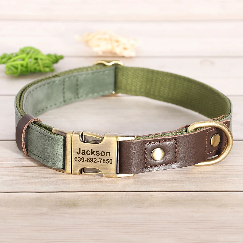 Personalized Dog Collar Leash