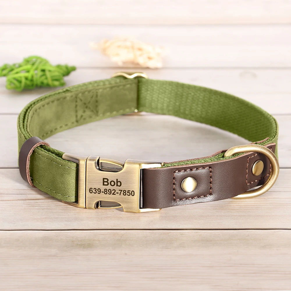 Personalized Dog Collar Leash