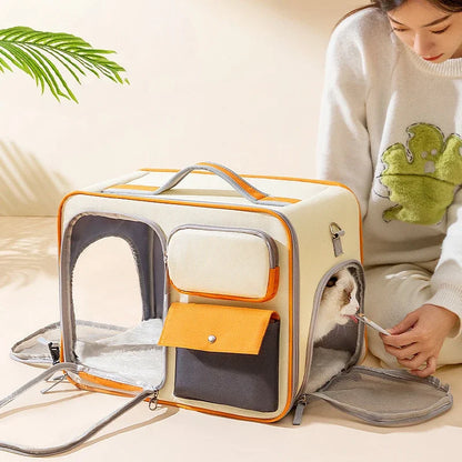 Portable Pet Trolley Carrier