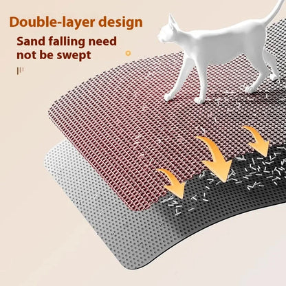EVA Double Layer Cat Litter Mat