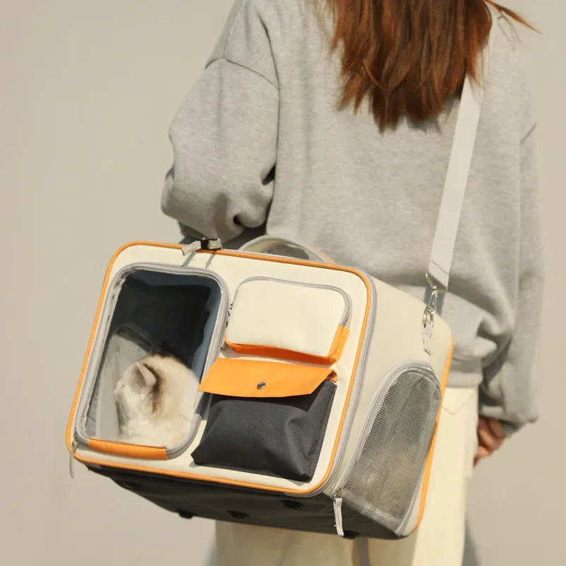 Portable Pet Trolley Carrier
