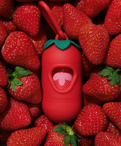Pet-Friendly Strawberry Waste Bags