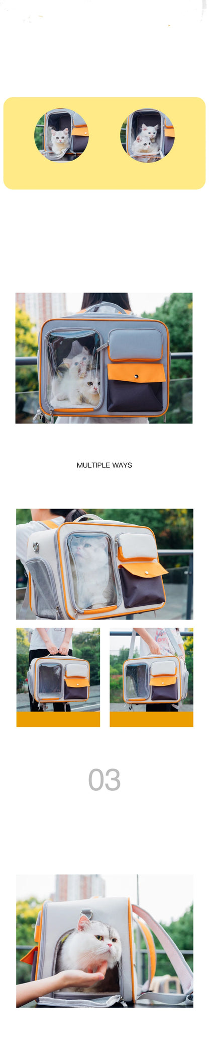Portable Pet Trolley Carrier