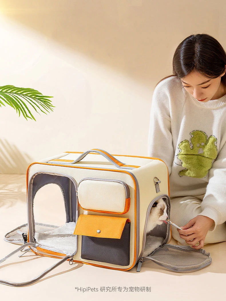 Portable Pet Trolley Carrier