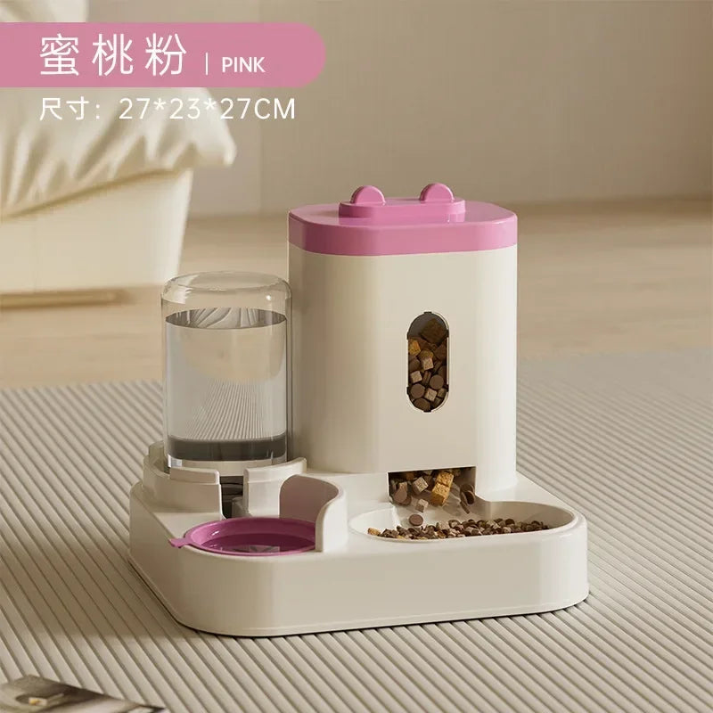Pet Auto Feeder Water Fountain