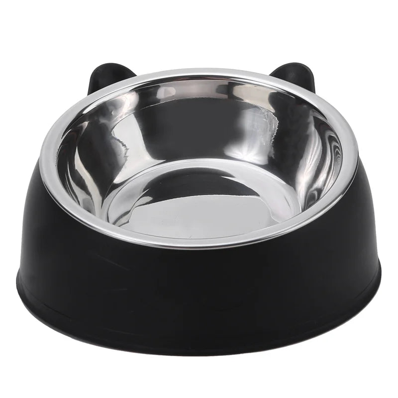 Inclined Stainless Steel Pet Bowl