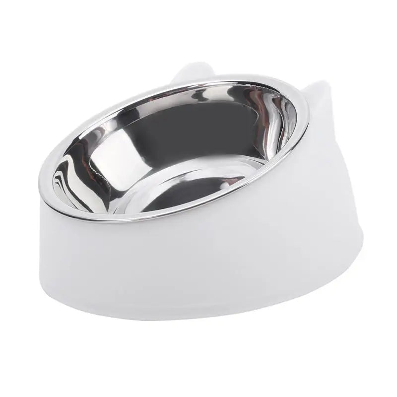 Inclined Stainless Steel Pet Bowl