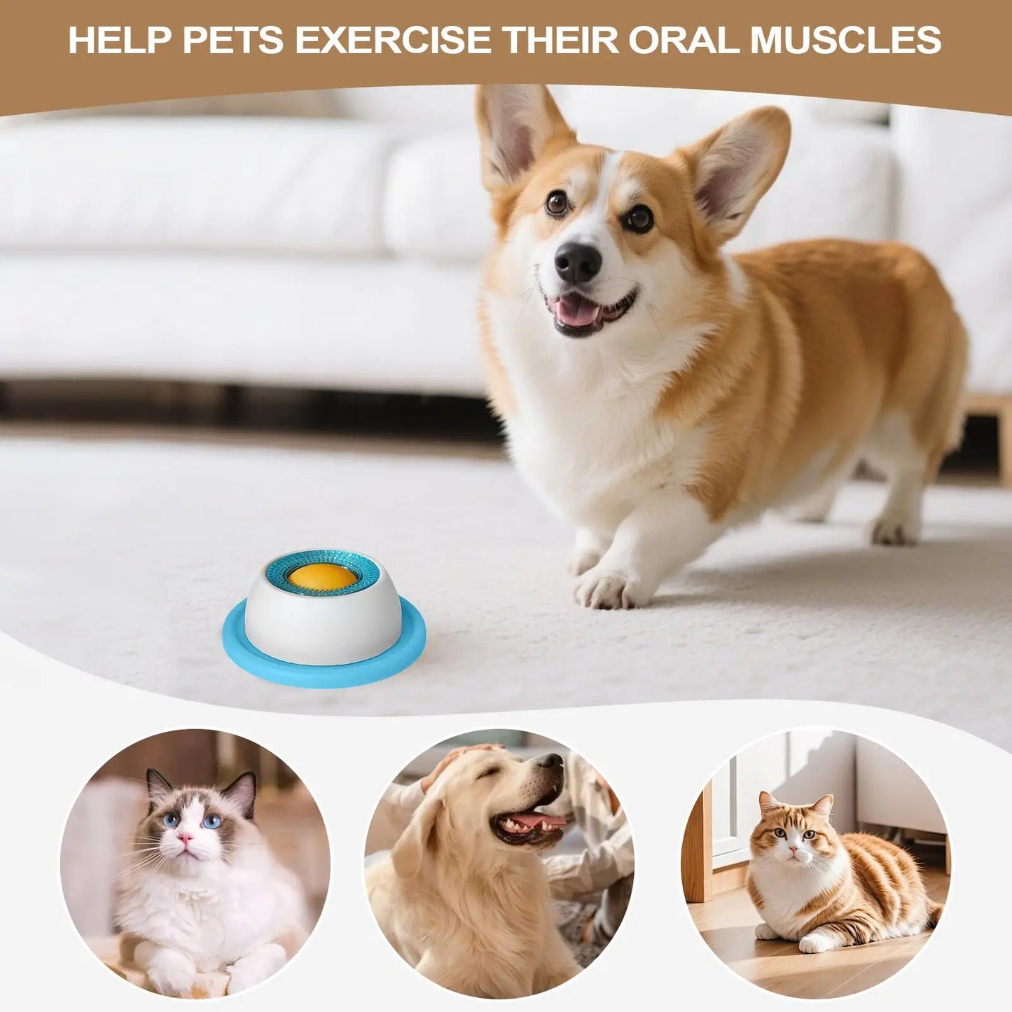 Dog Treat Puzzle Feeder Toy