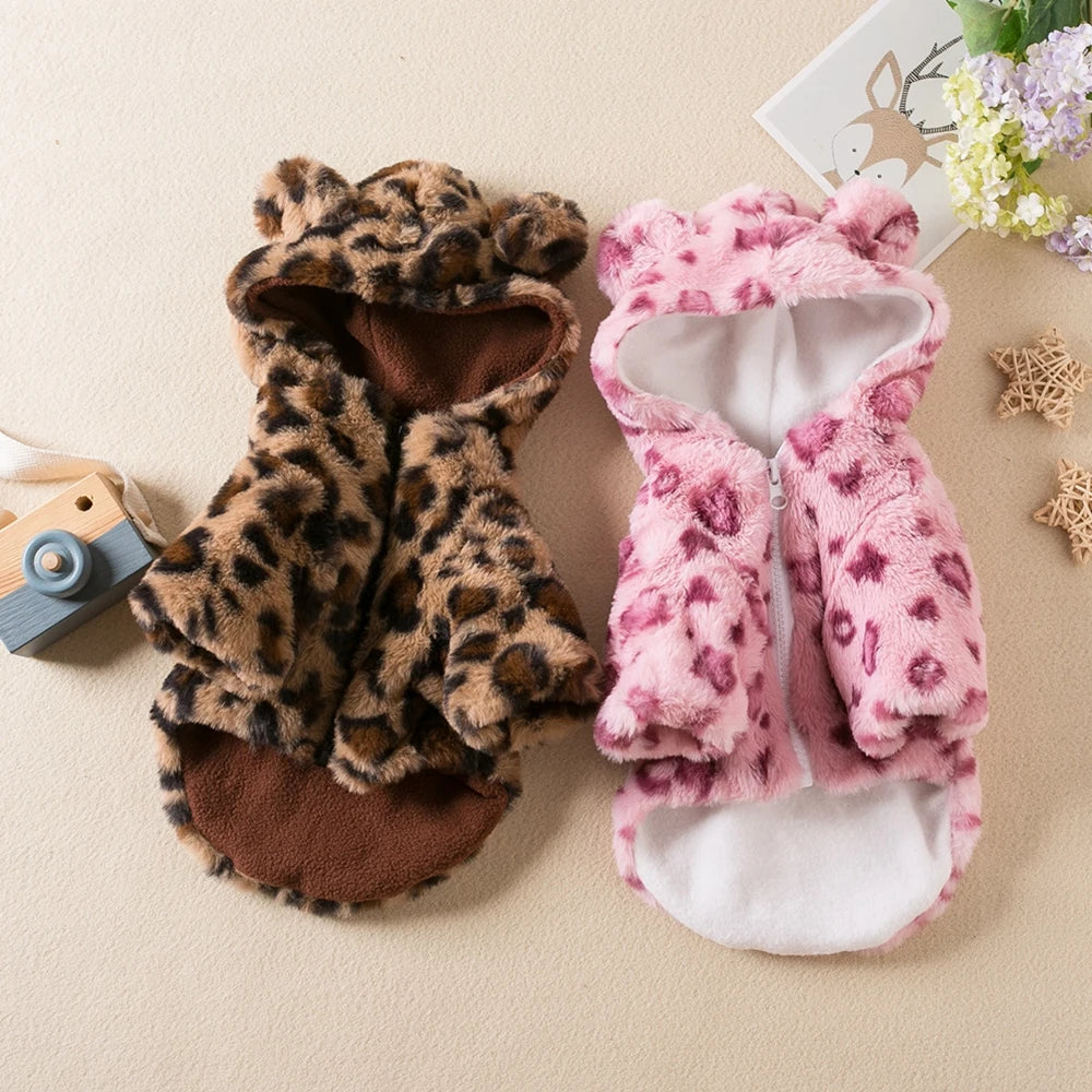 Warm Fleece Dog Hoodie
