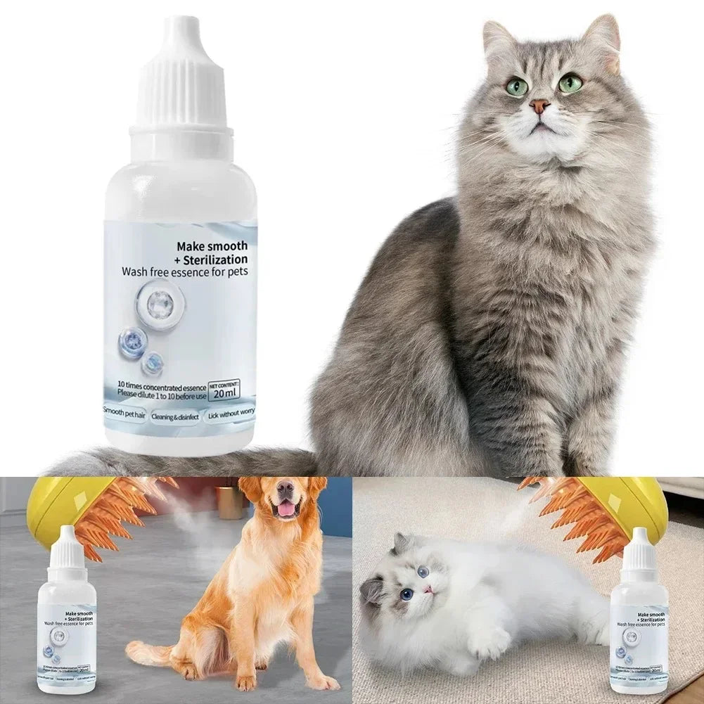 Pet Grooming Spray & Massage Comb