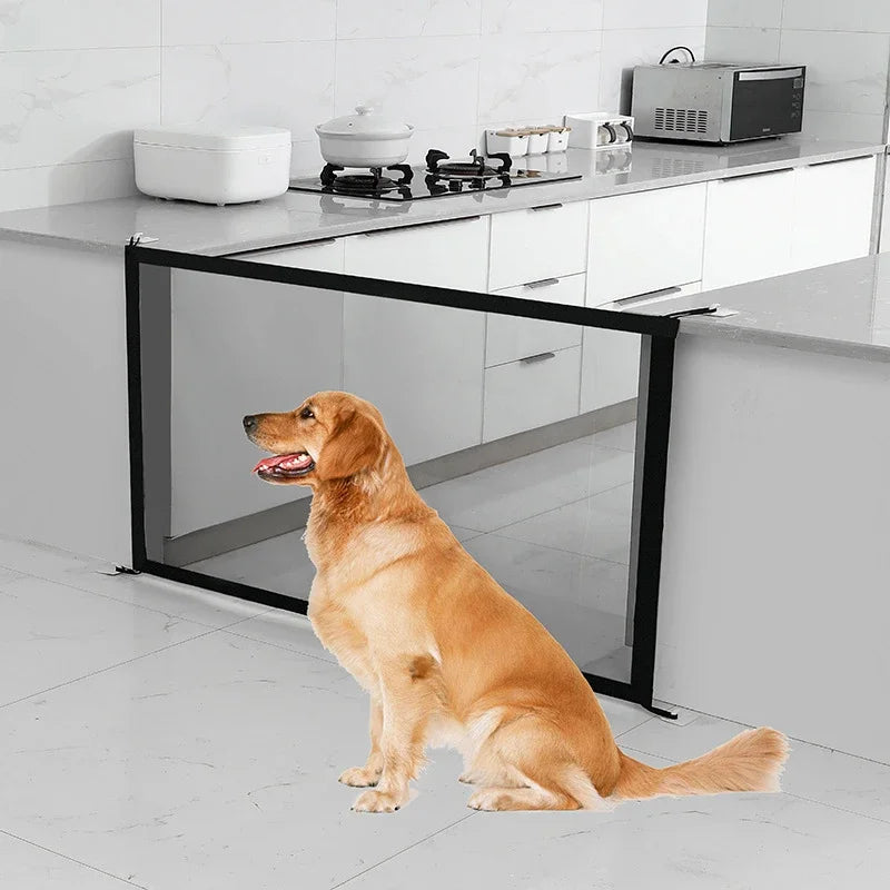 Folding Mesh Dog Safety Barrier