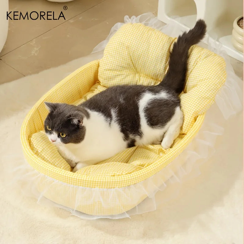 Gauze-edged Cat Princess Sofa Bed