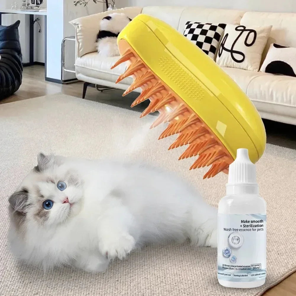 Pet Grooming Spray & Massage Comb